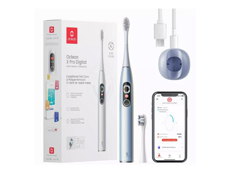Oclean X Pro Digital srebrny